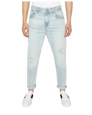 jeans vintage indigo denim da uomo con strappi | ARMANI EXCHANGE jeans vintage indigo denim da uomo con strappi | ARMANI EXCHANGE