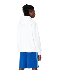 felpa con cappuccio bianca da uomo con stampa e logo | ARMANI EXCHANGE