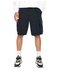 bermuda cago navy da uomo con logo patch | ARMANI EXCHANGE