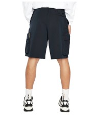 bermuda cago navy da uomo con logo patch | ARMANI EXCHANGE