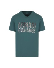 t-shirt green gables da uomo con stampa urban fields | ARMANI EXCHANGE t-shirt green gables da uomo con stampa urban fields | ARMANI EXCHANGE