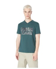 t-shirt green gables da uomo con stampa urban fields | ARMANI EXCHANGE t-shirt green gables da uomo con stampa urban fields | ARMANI EXCHANGE