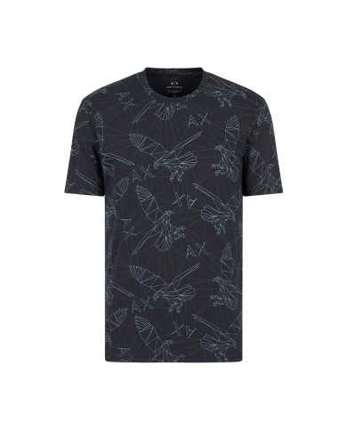 ARMANI EXCHANGE T-shirt Uomo 3RZTBP ZJ9TZ P-EM cotone con fantasia ... ARMANI EXCHANGE T-shirt Uomo 3RZTBP ZJ9TZ P-EM cotone con fantasia ...