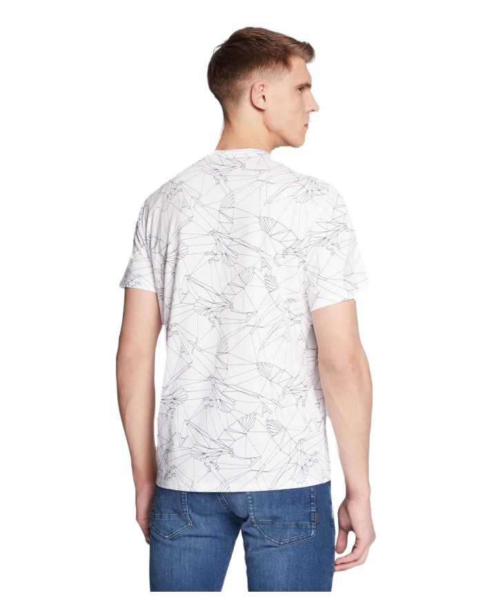ARMANI EXCHANGE T-shirt Uomo 3RZTBP ZJ9TZ P-EM cotone con fantasia ... ARMANI EXCHANGE T-shirt Uomo 3RZTBP ZJ9TZ P-EM cotone con fantasia ...