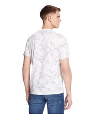 ARMANI EXCHANGE T-shirt Uomo 3RZTBP ZJ9TZ P-EM cotone con fantasia ...