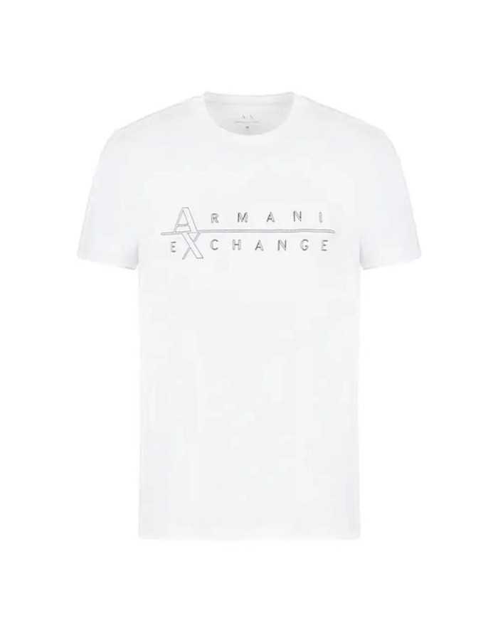 ARMANI EXCHANGE T-shirt Uomo 3RZTBR ZJAAZ P-EM cotone con scritta l... ARMANI EXCHANGE T-shirt Uomo 3RZTBR ZJAAZ P-EM cotone con scritta l...