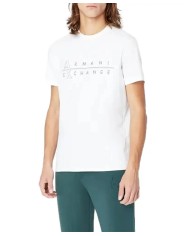 ARMANI EXCHANGE T-shirt Uomo 3RZTBR ZJAAZ P-EM cotone con scritta l... ARMANI EXCHANGE T-shirt Uomo 3RZTBR ZJAAZ P-EM cotone con scritta l...