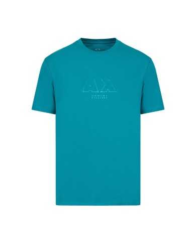 t-shirt deep lake da uomo con stampa con logo lucido | ARMANI EXCHANGE