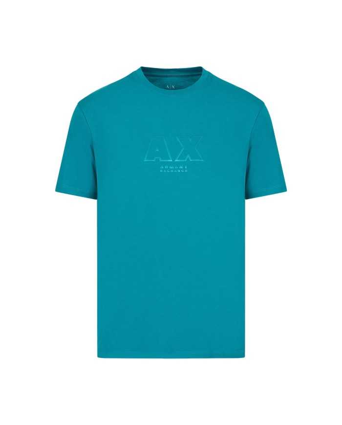 t-shirt deep lake da uomo con stampa con logo lucido | ARMANI EXCHANGE