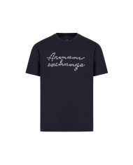 ARMANI EXCHANGE T-shirt Uomo 3RZTJB ZJBYZ P-EM cotone con stampa lo...