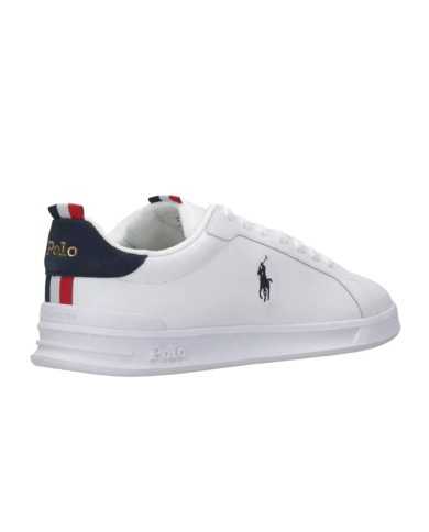 sneakers white/navy/red con logo ricamo su lato | RALPH LAUREN sneakers white/navy/red con logo ricamo su lato | RALPH LAUREN