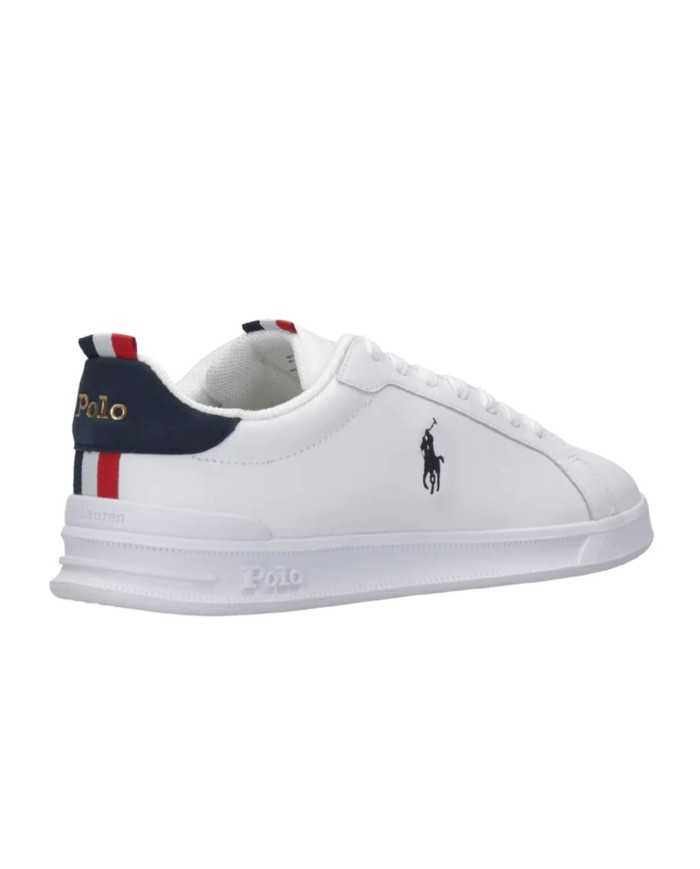 sneakers white/navy/red con logo ricamo su lato | RALPH LAUREN sneakers white/navy/red con logo ricamo su lato | RALPH LAUREN