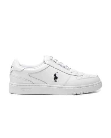 sneakers bianche e nere classiche con vari loghi | RALPH LAUREN sneakers bianche e nere classiche con vari loghi | RALPH LAUREN
