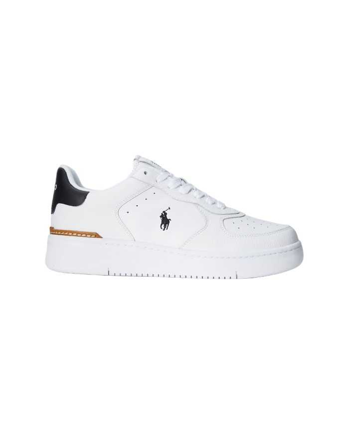 sneakers bianche e navy da uomo con logo ricamo | RALPH LAUREN sneakers bianche e navy da uomo con logo ricamo | RALPH LAUREN