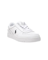 sneakers bianche e nere da uomo con logo ricamo | RALPH LAUREN sneakers bianche e nere da uomo con logo ricamo | RALPH LAUREN