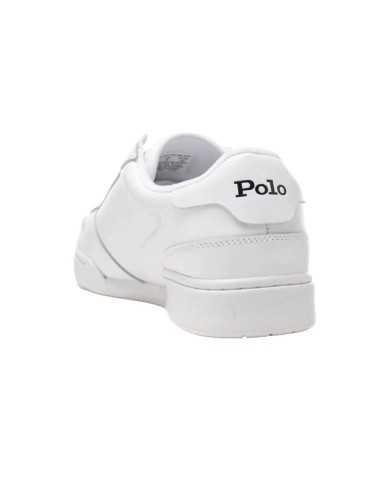 sneakers bianche e nere da uomo con logo ricamo | RALPH LAUREN sneakers bianche e nere da uomo con logo ricamo | RALPH LAUREN