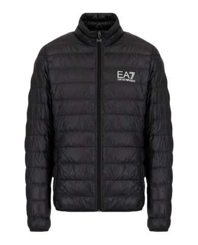 piumino nero da uomo con imbottitura in piuma d'oca | EA7 piumino nero da uomo con imbottitura in piuma d'oca | EA7