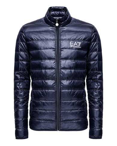 piumino night blue da uomo con imbottitura in piuma d'oca | EA7 piumino night blue da uomo con imbottitura in piuma d'oca | EA7