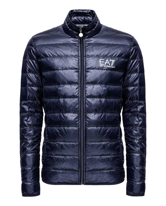piumino night blue da uomo con imbottitura in piuma d'oca | EA7 piumino night blue da uomo con imbottitura in piuma d'oca | EA7