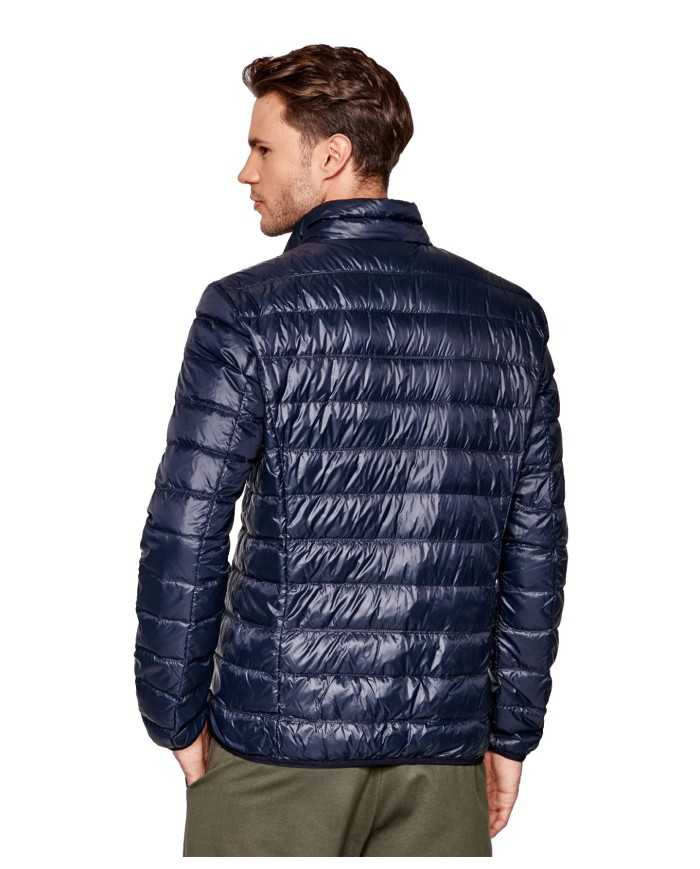 piumino night blue da uomo con imbottitura in piuma d'oca | EA7 piumino night blue da uomo con imbottitura in piuma d'oca | EA7