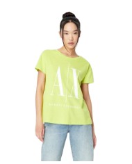 t-shirt mirage da donna con logo stampato grande | ARMANI EXCHANGE