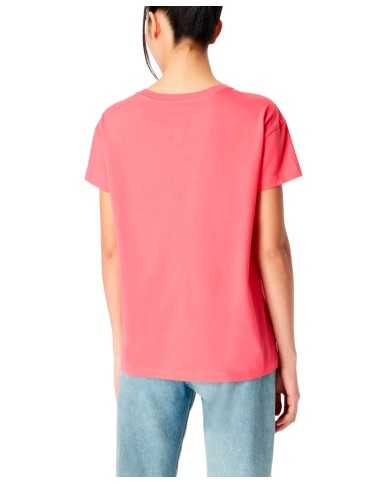 ARMANI EXCHANGE T-shirt Donna 8NYTCX YJG3Z P-EM cotone con logo sta...