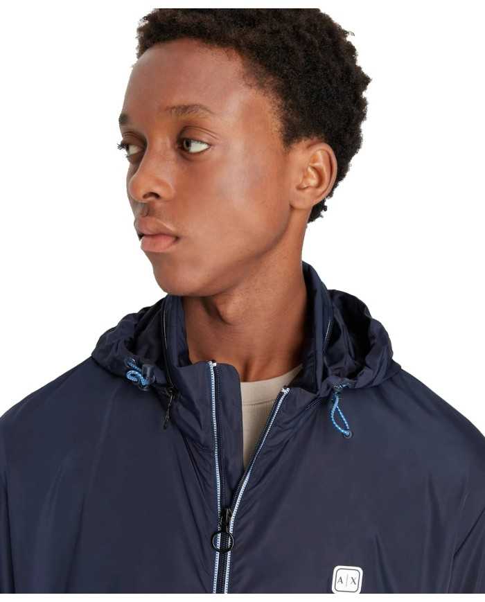 giubbino blouson waterproof navy blazer da uomo | ARMANI EXCHANGE
