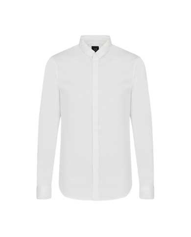 camicia bianca da uomo con collo button-down | ARMANI EXCHANGE camicia bianca da uomo con collo button-down | ARMANI EXCHANGE