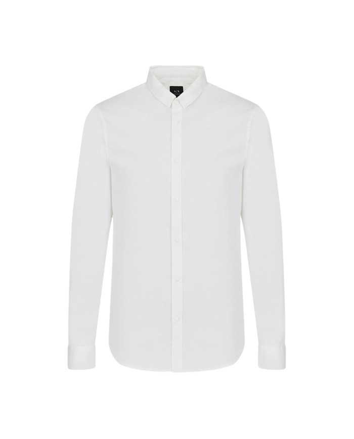 camicia bianca da uomo con collo button-down | ARMANI EXCHANGE camicia bianca da uomo con collo button-down | ARMANI EXCHANGE
