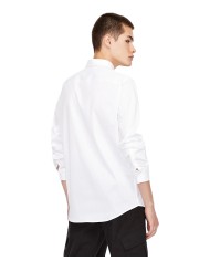 camicia bianca da uomo con collo button-down | ARMANI EXCHANGE