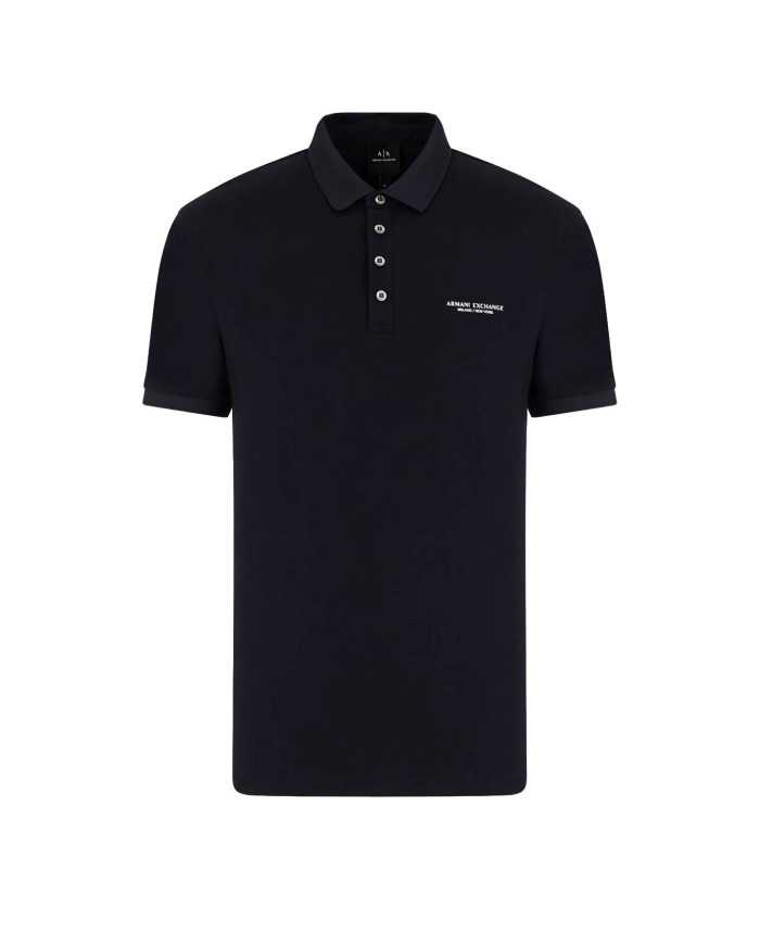 Polo da uomo navy con logo in alto a destra | ARMANI EXCHANGE Polo da uomo navy con logo in alto a destra | ARMANI EXCHANGE