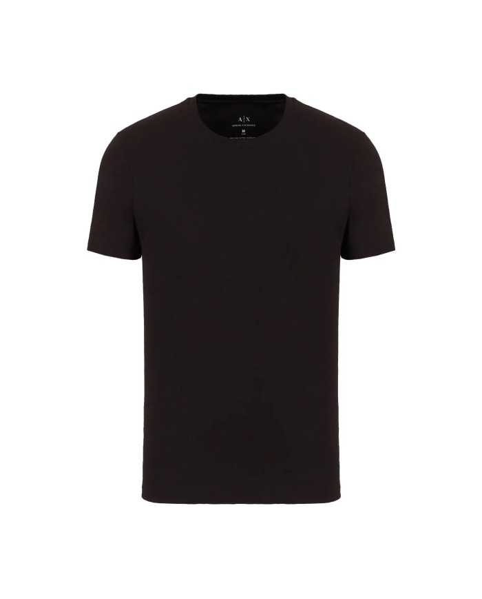 t-shirt nera da uomo in jersey di cotone | ARMANI EXCHANGE t-shirt nera da uomo in jersey di cotone | ARMANI EXCHANGE