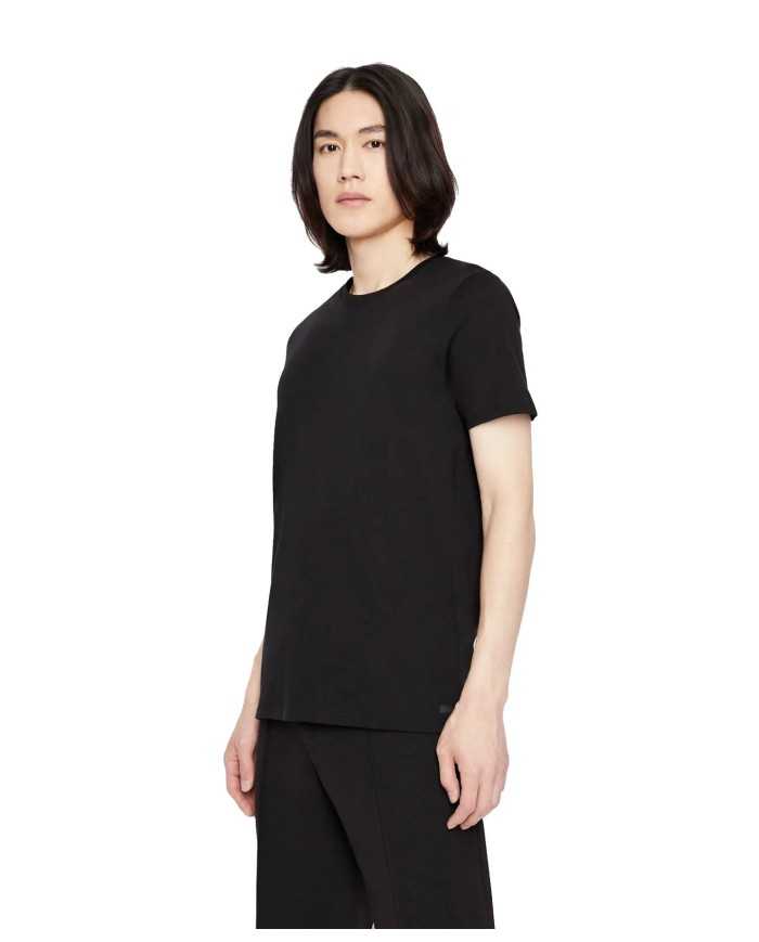 t-shirt nera da uomo in jersey di cotone | ARMANI EXCHANGE t-shirt nera da uomo in jersey di cotone | ARMANI EXCHANGE
