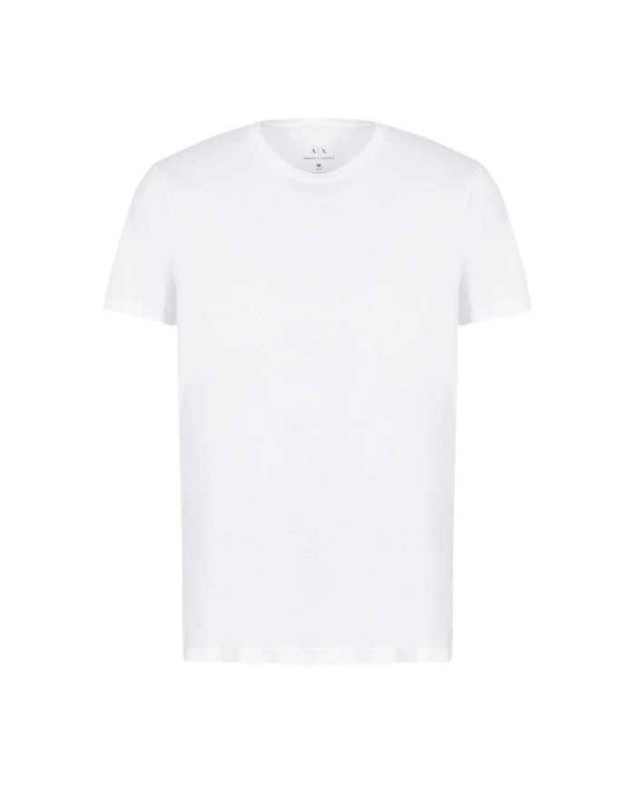 T-shirt da uomo bianca in jersey di cotone | ARMANI EXCHANGE T-shirt da uomo bianca in jersey di cotone | ARMANI EXCHANGE