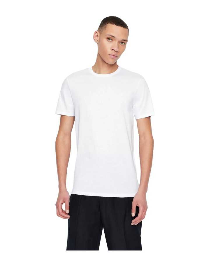 T-shirt da uomo bianca in jersey di cotone | ARMANI EXCHANGE T-shirt da uomo bianca in jersey di cotone | ARMANI EXCHANGE