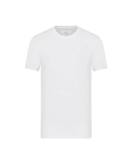 T-shirt da uomo bianca logata in piccolo in alto | ARMANI EXCHANGE