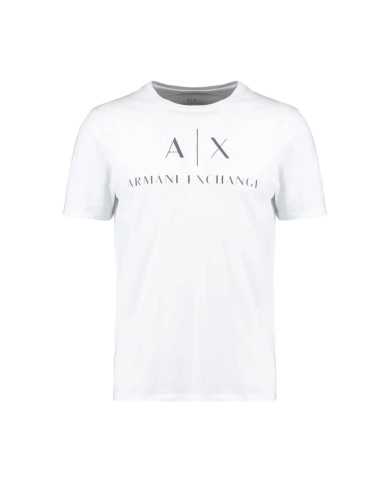 t-shirt bianca da uomo con logo al centro | ARMANI EXCHANGE t-shirt bianca da uomo con logo al centro | ARMANI EXCHANGE
