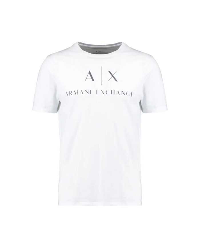 t-shirt bianca da uomo con logo al centro | ARMANI EXCHANGE t-shirt bianca da uomo con logo al centro | ARMANI EXCHANGE