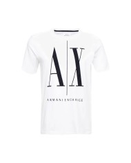 ARMANI EXCHANGE T-shirt Uomo 8NZTPA ZJH4Z P-EM cotone logato al cen...