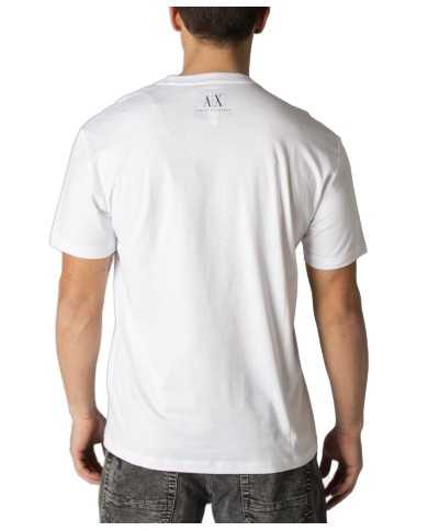t-shirt bianca da uomo con stampa e logo | ARMANI EXCHANGE t-shirt bianca da uomo con stampa e logo | ARMANI EXCHANGE