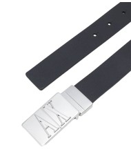 ARMANI EXCHANGE Cintura Uomo 951268 CC519 P-EM pelle con chiusura r...