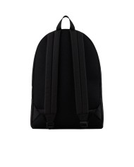 zaino nero foderato da uomo con fantasia logata | ARMANI EXCHANGE
