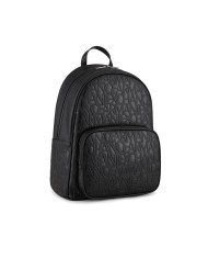 zaino nero da uomo con pattern logo interno/esterno | ARMANI EXCHANGE