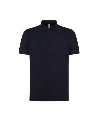 polo navy blue da uomo con dettagli cold dye | SUN68 polo navy blue da uomo con dettagli cold dye | SUN68