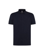 polo navy blue da uomo con dettagli cold dye | SUN68
