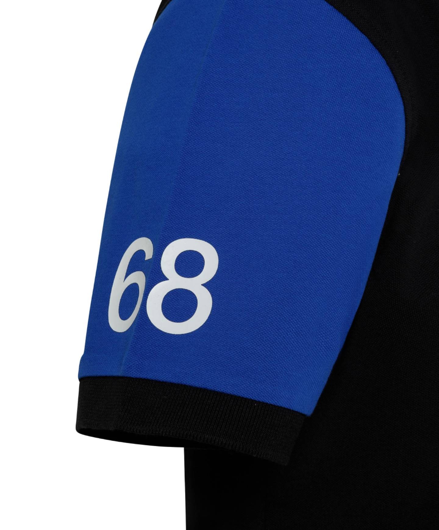 SUN68 Polo Uomo A33125 P-EM cotone con da dettagli fluo e parti in contrasto 11 - Foto 4 di 4