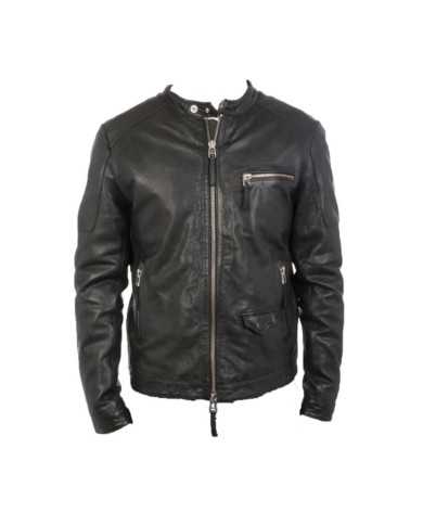 giubbotto stile vintage nero da uomo | THE JACK LEATHERS giubbotto stile vintage nero da uomo | THE JACK LEATHERS