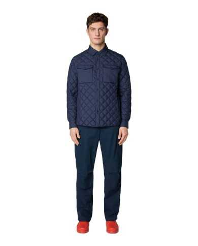 piumino navy blue da uomo trapuntato in motivo rombi | SAVE THE DUCK piumino navy blue da uomo trapuntato in motivo rombi | SAVE THE DUCK