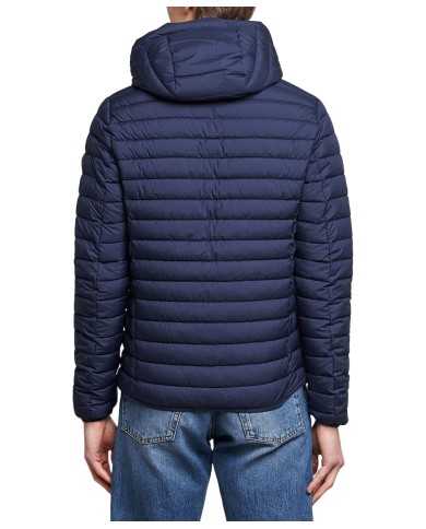 piumino navy blue da uomo trapuntato con cappuccio | SAVE THE DUCK piumino navy blue da uomo trapuntato con cappuccio | SAVE THE DUCK