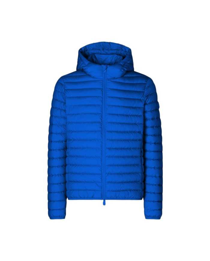 piumino snorkel blue da uomo trapuntato con cappuccio | SAVE THE DUCK piumino snorkel blue da uomo trapuntato con cappuccio | SAVE THE DUCK